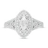 Thumbnail Image 4 of Marilyn Monroe™ Collection 0.69 CT. T.W. Marquise Diamond Frame Art Deco Engagement Ring in 14K White Gold