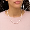 Thumbnail Image 1 of IMPERIAL® 6.0-6.5mm Cultured Akoya Pearl Strand Necklace with 14K Gold Fish-Hook Clasp