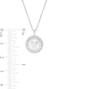 Thumbnail Image 4 of IMPERIAL® Button Freshwater Cultured Pearl and White Lab-Created Sapphire Pendant and Earrings Set in Sterling Silver