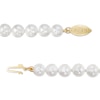 Thumbnail Image 2 of IMPERIAL® 7.0-8.0mm Cultured Freshwater Pearl Strand Bracelet with 14K Gold Fish-Hook Clasp - 7.5"