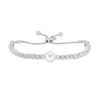 IMPERIAL® 8.0-9.0mm Freshwater Cultured Pearl and Ball Bolo Bracelet in Sterling Silver-11"