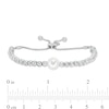 IMPERIAL® 8.0-9.0mm Freshwater Cultured Pearl and Ball Bolo Bracelet in Sterling Silver-11"