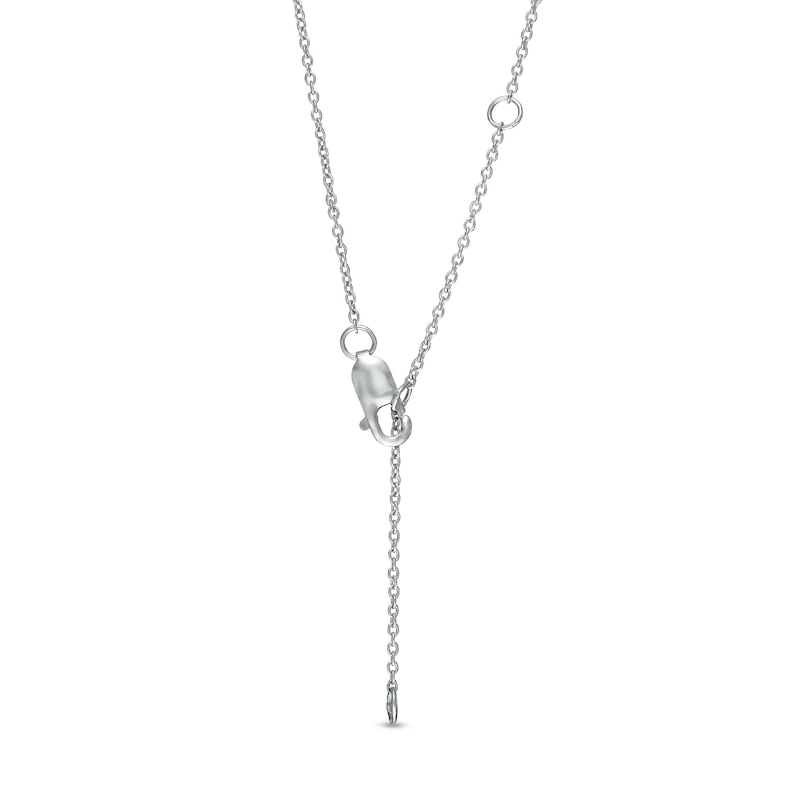 Main Image 3 of Diamond Accent Heart "mama" Necklace in Sterling Silver - 17"