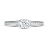 Thumbnail Image 3 of Peoples Private Collection 0.75 CT. T.W. Certified Diamond Engagement Ring in 14K White Gold (F/I1)