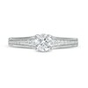 Thumbnail Image 3 of Peoples Private Collection 0.75 CT. T.W. Certified Diamond Engagement Ring in 14K White Gold (F/I1)