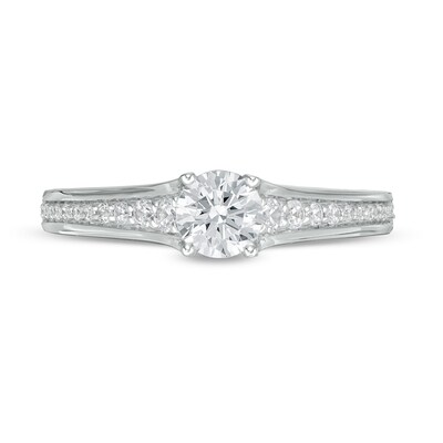 Peoples Private Collection 0.75 CT. T.W. Certified Diamond Engagement Ring in 14K Gold (F/I1