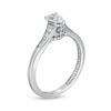Thumbnail Image 2 of Peoples Private Collection 0.50 CT. T.W. Certified Pear-Shaped Diamond Engagement Ring in 14K White Gold (F/SI2)