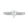 Thumbnail Image 3 of Peoples Private Collection 0.50 CT. T.W. Certified Pear-Shaped Diamond Engagement Ring in 14K White Gold (F/SI2)