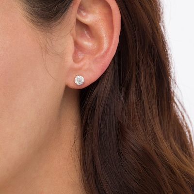 CT. T.W. Diamond Solitaire Stud Earrings in 10K Gold (I/I3
