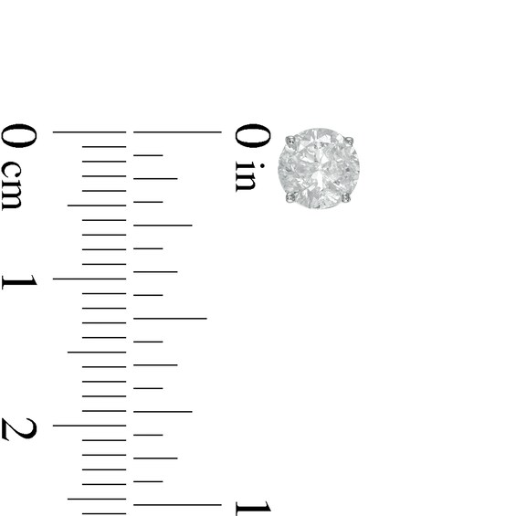 CT. T.W. Diamond Solitaire Stud Earrings in 10K Gold (I/I3