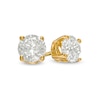 Thumbnail Image 1 of 0.95 CT. T.W. Diamond Solitaire Stud Earrings in 10K Gold (I/I3)