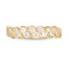 Thumbnail Image 4 of 0.38 CT. T.W. Diamond Swirl Anniversary Band in 10K Gold