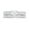 Thumbnail Image 3 of 1.25 CT. T.W. Certified Lab-Created Diamond Bridal Set in 14K White Gold (F/SI2)