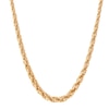 Thumbnail Image 0 of Graduated Rope Chain Necklace in Hollow 10K Gold - 18"