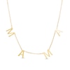 Thumbnail Image 1 of "MAMA" Station Necklace in 10K Gold