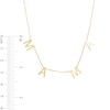 Thumbnail Image 4 of "MAMA" Station Necklace in 10K Gold