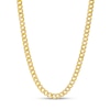 Thumbnail Image 0 of Men's 5.6mm Diamond-Cut Cuban Curb Chain Necklace in Hollow 14K Gold - 22"
