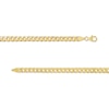 Thumbnail Image 2 of Men's 5.6mm Diamond-Cut Cuban Curb Chain Necklace in Hollow 14K Gold - 22"