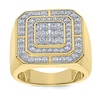 Thumbnail Image 1 of 2.00 CT. T.W. Composite Diamond Octagonal Double Frame Compass Ring in 10K Gold - Size 10