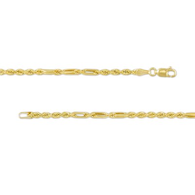 3.0mm Diamond-Cut Milano Rope Chain Necklace in Hollow 10K Gold - 20"