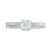 Thumbnail Image 4 of Peoples Private Collection 0.75 CT. T.W. Certified Diamond Engagement Ring in 14K White Gold (F/I1)