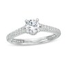 Thumbnail Image 1 of Peoples Private Collection 0.75 CT. T.W. Certified Diamond Engagement Ring in 14K White Gold (F/I1)