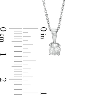 CT. Diamond Solitaire Pendant in 10K Gold (I/I3
