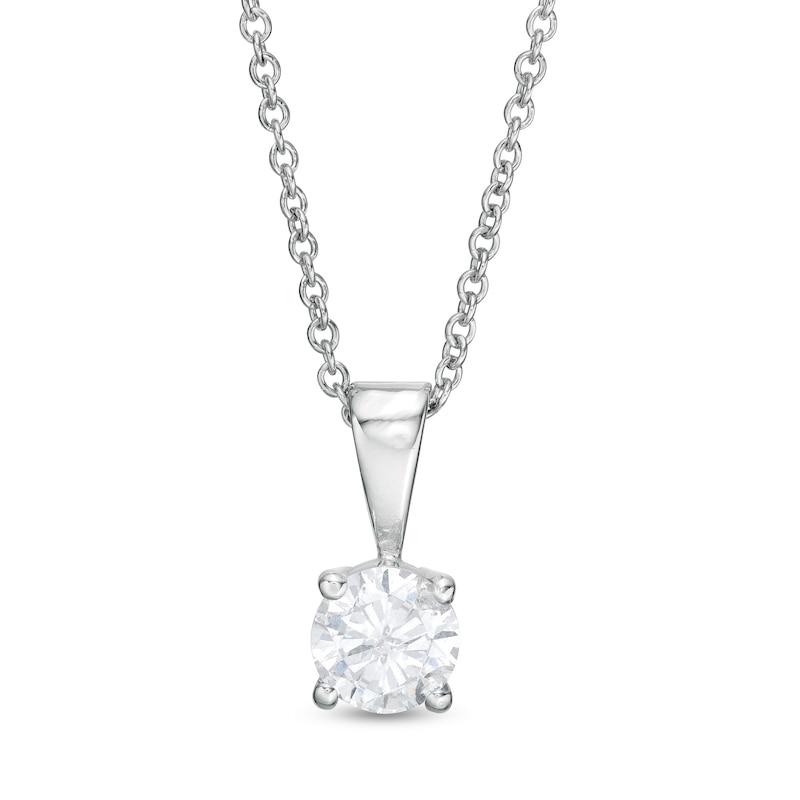 CT. Diamond Solitaire Pendant in 10K Gold (I/I3