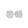 Thumbnail Image 1 of 3.96 CT. T.W. Diamond Solitaire Stud Earrings in 10K White Gold (I/I3)