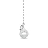 Enchanted Disney Ultimate Princess Celebration 0.085 CT. T.W. Diamond Tiara Necklace in Sterling Silver - 19"