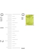Thumbnail Image 3 of Emerald-Cut Peridot Solitaire Stud Earrings in 10K Gold
