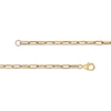 Emerald-Cut Amethyst Solitaire and Paper Clip Chain "Y" Necklace in 10K Gold