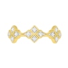 Thumbnail Image 1 of 0.115 CT. T.W. Composite Diamond Trio Ring in 10K Gold