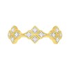 Thumbnail Image 1 of 0.115 CT. T.W. Composite Diamond Trio Ring in 10K Gold