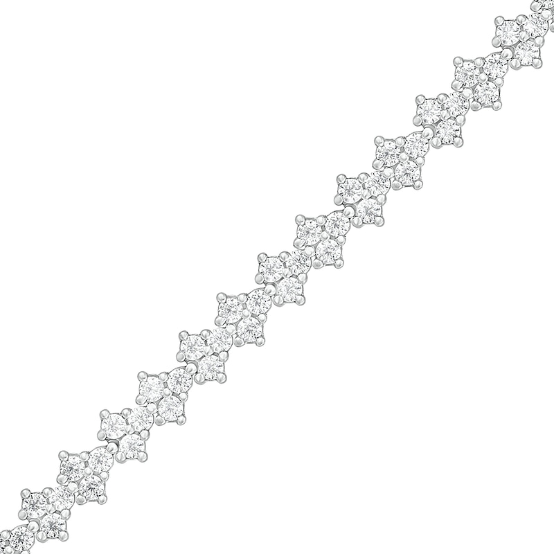 1.58 CT. T.W. Diamond Bracelet in 10K White Gold – 7.25"|Peoples Jewellers