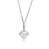 Thumbnail Image 3 of 0.69 CT. T.W. Diamond Past Present Future® Bypass Necklace in 10K White Gold