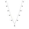 Enchanted Disney Ultimate Princess Celebration Multi-Gemstone Station Necklace in Sterling Silver - 17"