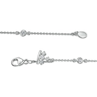 Peoples Private Collection 0.25 CT. T.W. Diamond Bracelet in 10K White Gold - 7.25"