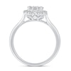 Thumbnail Image 1 of 0.50 CT. T.W. Multi-Diamond Flower Ring in 14K White Gold