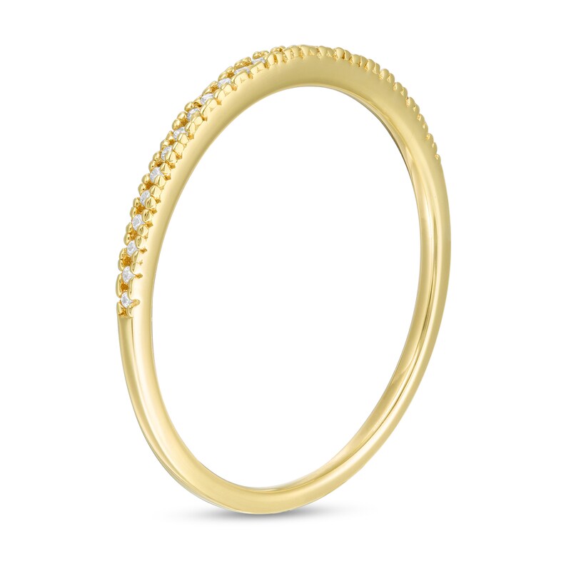 0.05 CT. T.W. Diamond Stackable Anniversary Band in 10K Gold