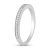 Thumbnail Image 6 of 0.58 CT. T.W. Princess-Cut Diamond Frame Art Deco Vintage-Style Bridal Set in 10K White Gold