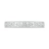 Thumbnail Image 8 of 0.58 CT. T.W. Diamond Scallop Edge Frame Vintage-Style Bridal Set in 10K White Gold