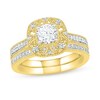 Thumbnail Image 0 of 0.69 CT. T.W. Diamond Frame Vintage-Style Bridal Set in 10K Gold