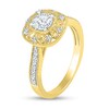 Thumbnail Image 5 of 0.69 CT. T.W. Diamond Frame Vintage-Style Bridal Set in 10K Gold