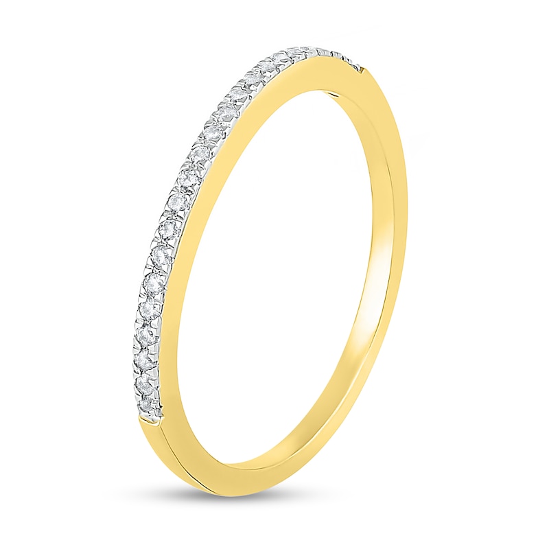 0.95 CT. T.W. Diamond Tilted Frame Vintage-Style Bridal Set in 10K Gold