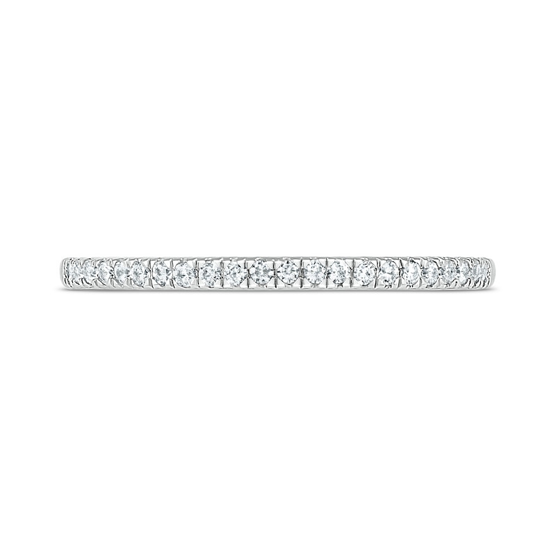 0.69 CT. T.W. Princess-Cut Diamond Tilted Frame Vintage-Style Bridal Set in 10K White Gold