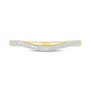 Thumbnail Image 4 of 0.69 CT. T.W. Marquise Diamond Scallop Edge Frame Vintage-Style Bridal Set in 10K Gold