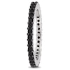 Thumbnail Image 3 of 0.95 CT. T.W. Black Enhanced Diamond Eternity Band in 10K White Gold