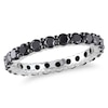 Thumbnail Image 0 of 1.98 CT. T.W. Black Enhanced Diamond Eternity Band in 14K White Gold