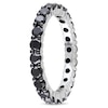 Thumbnail Image 2 of 1.98 CT. T.W. Black Enhanced Diamond Eternity Band in 14K White Gold